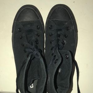 black high top converse